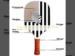Paddles de pickleball ao ar livre com material de fibra de vidro